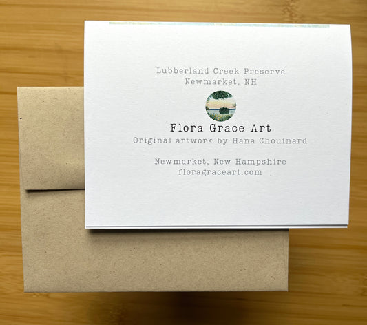 Lubberland Creek Notecard | Newmarket, NH
