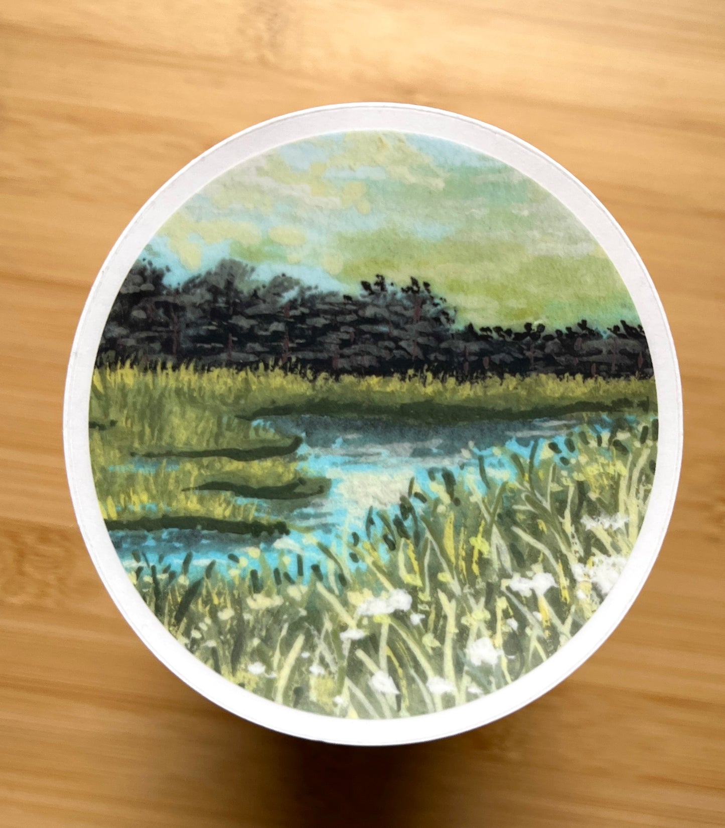 Lubberland Creek Circle Sticker