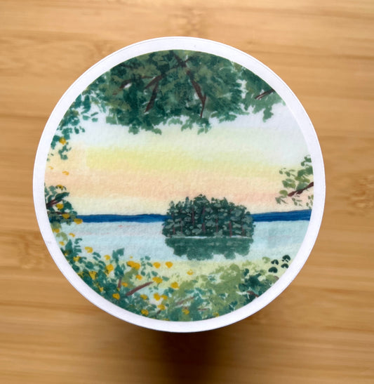 Adam's Point Clear Sticker