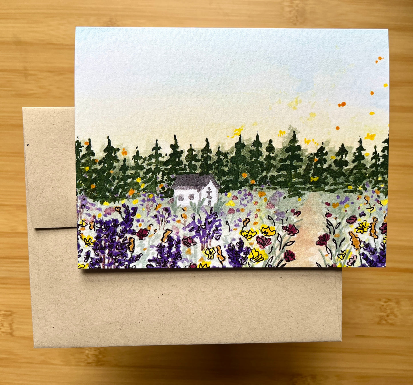 Wagon Hill Notecard | Durham, NH