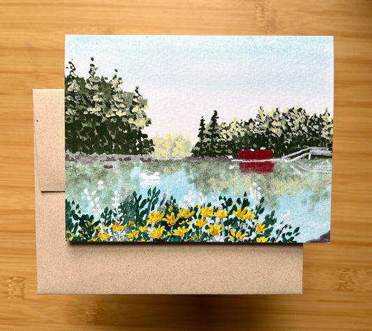 Lamprey River/ Schanda Park Notecard | Newmarket, NH