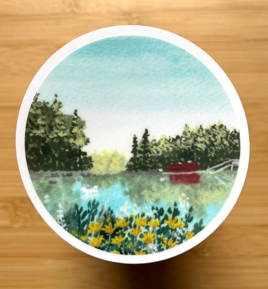 Lamprey River / Schanda Park Clear Sticker