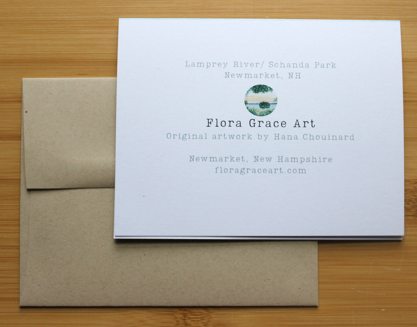 Lamprey River/ Schanda Park Notecard | Newmarket, NH