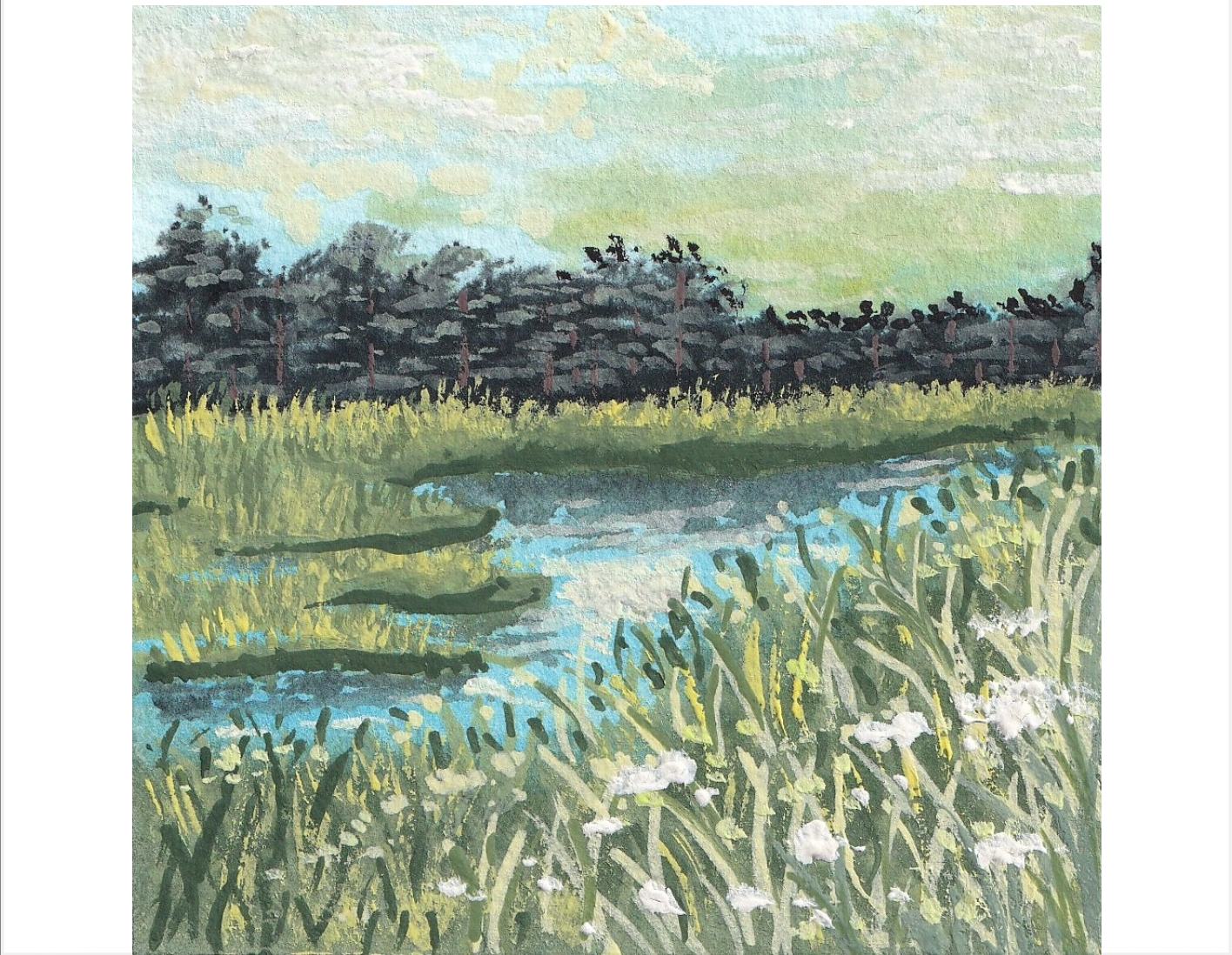 Lubberland Creek Notecard | Newmarket, NH
